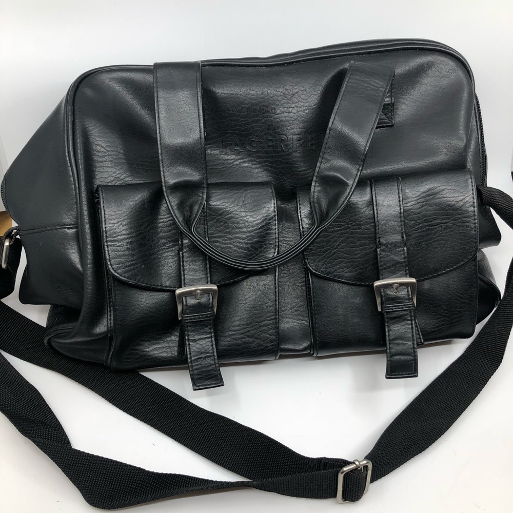 Lagerfeld Classic Black Travel Bag / Messenger Bag